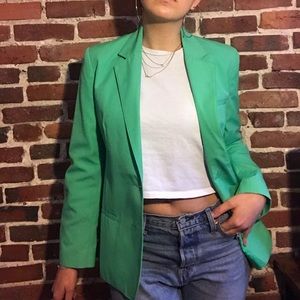 Bright Green Blazer